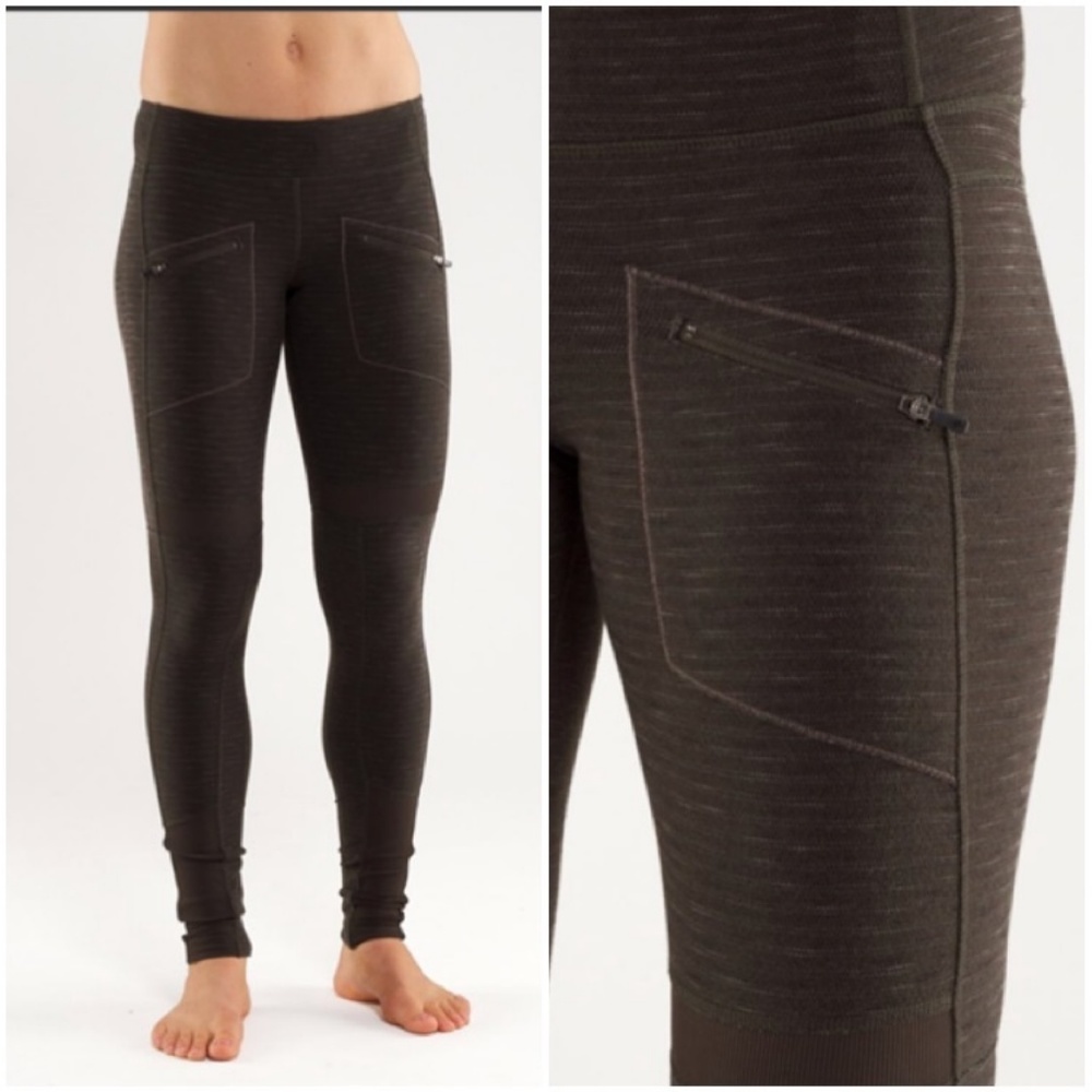 Lululemon Green Work It Out Pant Leggings